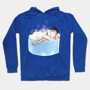 woman body self-care art Hoodie